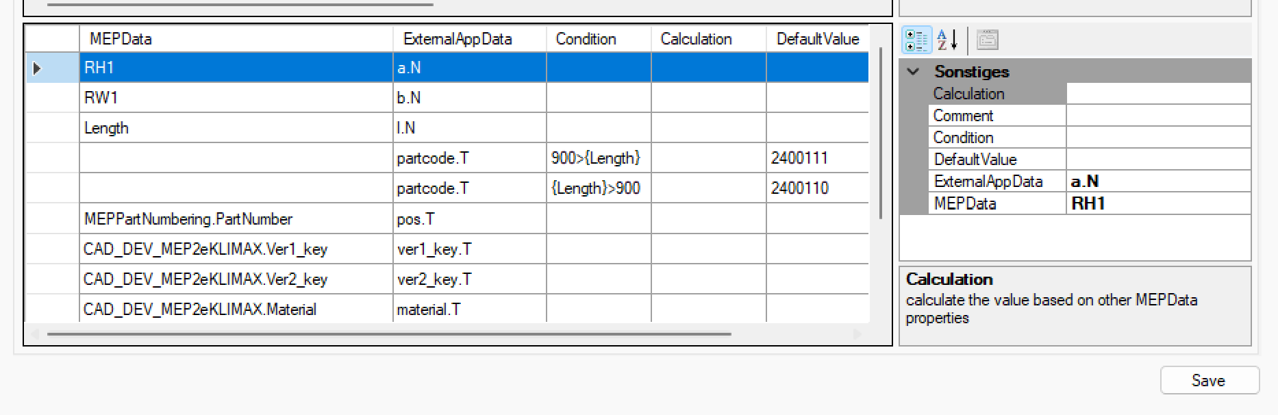 mepdata